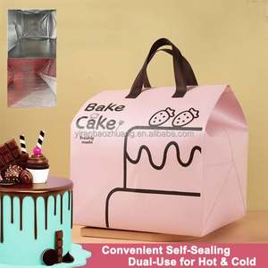 Bolsa Térmica Reutilizable de Aluminio No Tejido para Llevar Comida y Bebidas Frías o Calientes, Ideal para Café y Reparto a Domicilio - Product Image 2