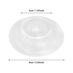 Porte-œufs antidérapant, boîte à œufs en plastique, plateau à œufs, porte-assiettes à dessert, assiettes à soupe, vaisselle circulaire pour la maison, outils de rangement - Product Image 6