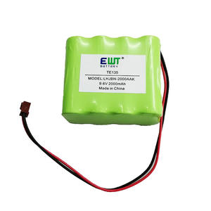 Ni-MHバッテリーパックEWT NiMH AA 9.6V 2000mAhバッテリーTE-135 TE135バッテリー代替医療機器<span class=keywords><strong>TERUMO</strong></span> BN-600AAK - Product Image 1