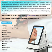 Appareil d'épilation par électrolyse unisexe haute puissance à double mode, haute puissance + double mode, épilation rapide