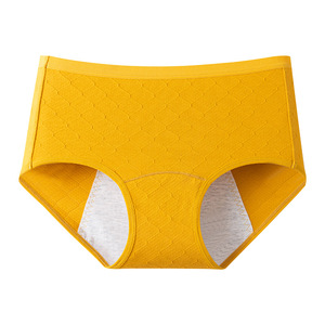 Ropa Interior Menstrual de Algodón al por Mayor, Bikini Sólido, Antibacteriano 7A, a Prueba de Fugas, para la Seguridad Menstrual - Product Image 5