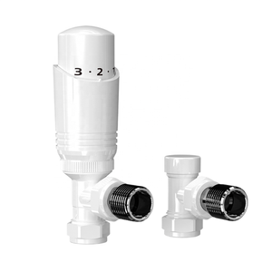 Valvole Termostatiche per Radiatori Cromate Bianche, Fornitura Diretta dalla Fabbrica, Materiali Idraulici per Casa Intelligente - Product Image 1