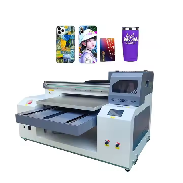 New UV Flatbed Printer for Card  Mug Bottle Phone Case-A1 6060 Uv Printer with XP600 Print Head