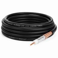 Câble coaxial RF en mousse PE ELESUN série ALSR 50 ohms, équivalent au câble d'alimentation d'antenne LMR à faible perte. DM pour modèles et spécifications