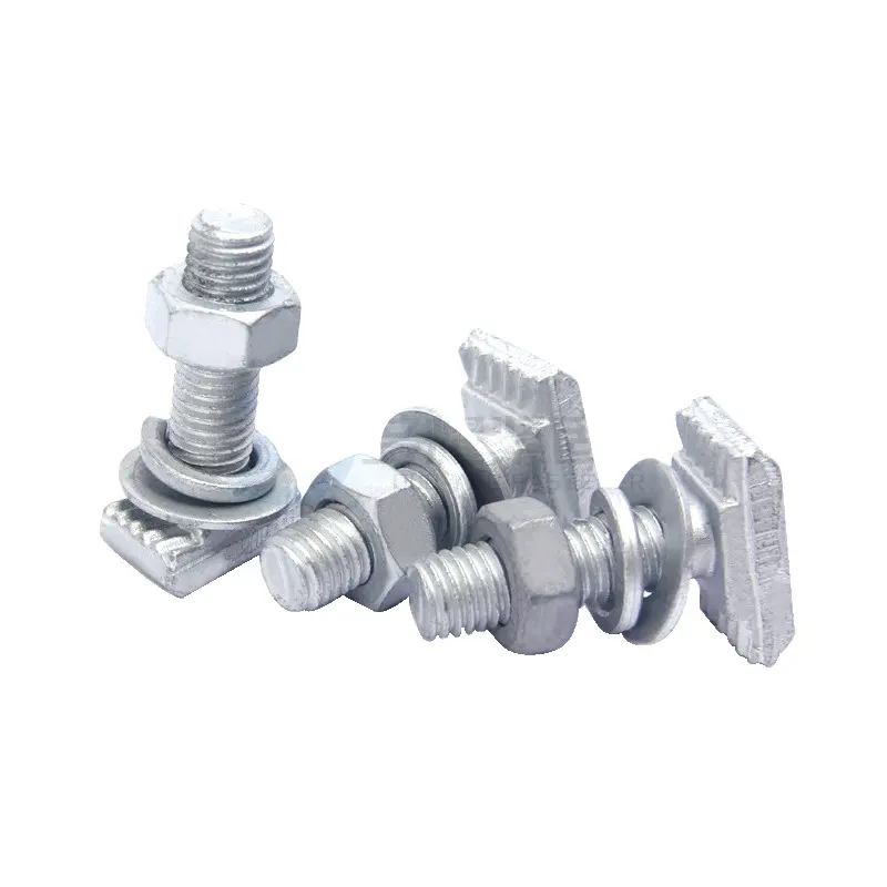 Wholesale carbon steel 8.8 hammer head slotted T-bolts  T-bolts for all anchor channels  T-track bolts