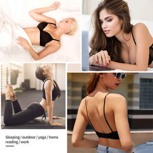 <span class=keywords><strong>Reggiseno</strong></span> in Pizzo Nero da Donna con Spalline Regolabili, Bralette in Pizzo Taglie Forti - Product Image 6