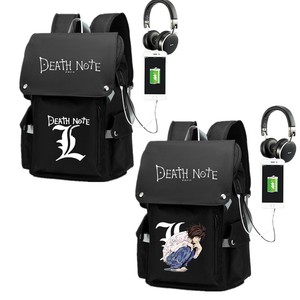 <span class=keywords><strong>9</strong></span> Styles Cosplay Cartoon Sac Sacs À Dos Pour Ordinateur Portable Avec USB Grande Capacité <span class=keywords><strong>Death</strong></span> <span class=keywords><strong>Note</strong></span> Étudiant Anime Sac À Dos Sacs D'école Unisexe - Product Image 1