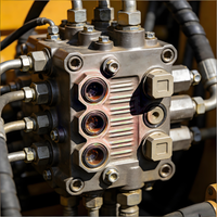 Vanne de distribution Caterpillar 320D, vannes de distribution d'occasion pour l'ingénierie de la construction, avec des prix de vente au détail préférentiels