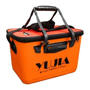 Nuovo prodotto bianco arancione blu nero rosso pieghevole scatola <span class=keywords><strong>di</strong></span> pesce vivo impermeabile EVA soft bait bag EVA Fishing Bag - Product Image 3