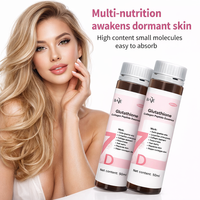 Bebida de Colágeno Beauty Milk para Mujeres Complemento Alimenticio con Péptidos de Pescado y Colágeno Marino Líquido con Vitamina C para la Piel