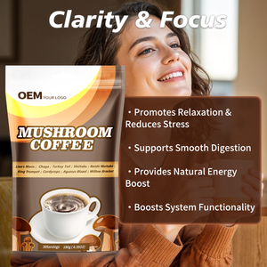 Oem nhãn hiệu riêng nấm cà phê hữu cơ cộng với adaptogens Probiotics với sư tử của bờm Chaga Reishi Đông Trùng Hạ Thảo phức tạp - Product Image 4