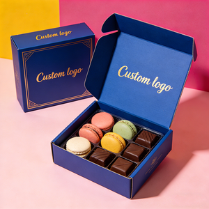 Emballage en papier pour desserts, chocolat, biscuits, beignets, cupcakes, boîte combinée, design multi-compartiments, boîte d'emballage pour boulangerie - Product Image 4