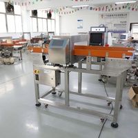 Détecteur de métaux alimentaires à ondes électromagnétiques JINDUN JD-603 haute précision 0,5 mm en acier inoxydable avec vitesse de convoyeur réglable pour 1