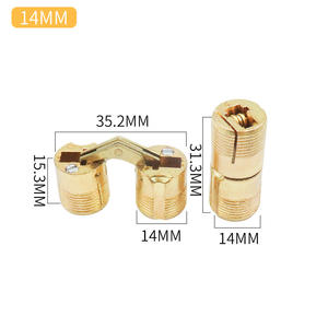 บานพับทองแดงแบบครึ่งเดียวสำหรับเฟอร์นิเจอร์โรงพยาบาล โรงเรียน เด็กทารกและเด็กเล็ก - ดีไซน์ทันสมัย ติดตั้งง่าย เปิดได้ 90 องศา - Product Image 6