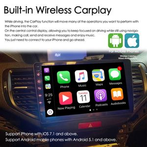 8GB+128GB AI Voice Wireless CarPlay Car Radio for Honda Accord 8 2008-2012 GPS Navigation Android 13 DSP Multimedia Video <b>Player</b> - Product Image 5
