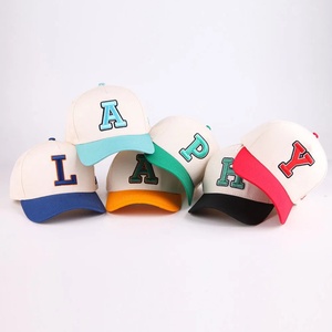 Casquettes de baseball sportives et formelles 6 panneaux pour hommes, personnalisables avec logo brodé, imperméables, motifs lettres/fruits, vente en gros - Product Image 5