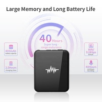 Super discret et mini enregistreur vocal magnétique recto-verso 4200 heures appareil d'enregistrement audio WAV et MP3