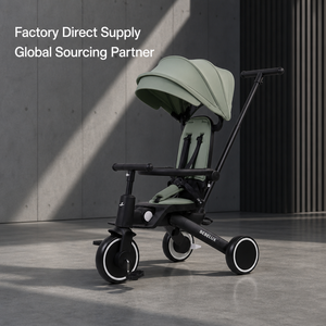 <span class=keywords><strong>Triciclo</strong></span> Plegable Compacto 8 en 1 de Fábrica ODM con un Solo Botón, para Viajes en Avión, Alternativa a la Carriola para Niños Pequeños, Cumple con la Norma ASTM F963 - Product Image 2
