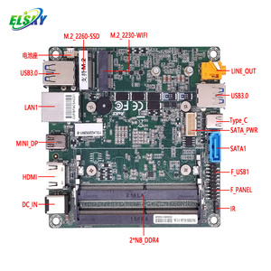 เมนบอร์ด ELSKY NUC รุ่น NUC700 พร้อมซีพียู <span class=keywords><strong>Kaby</strong></span> <span class=keywords><strong>Lake</strong></span> เจนเนอเรชั่น 7 CORE I7 7500U รองรับแรม DDR4 สูงสุด 64G พร้อมช่องใส่ M.2 SSD สำหรับมินิพีซี ระบบปฏิบัติการ Linux - Product Image 2