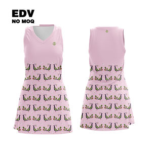 Custom A-Line Netball Uniform Jersey Polyester Sportswear <b>for</b> Adults Printed with <b>Sublimation</b> Team Wear-Girl's Netball Dress - Product Image 1