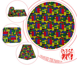 Gaun Pakaian Nasional Afrika Kualitas Tinggi Gaya Baru 2023 Kain Cetak Batik Afrika Katun 100%