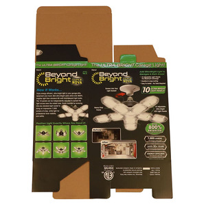 Folding Flat Cardboard Box Packaging Custom Print Shipping Party Dessert Donut Paper Box