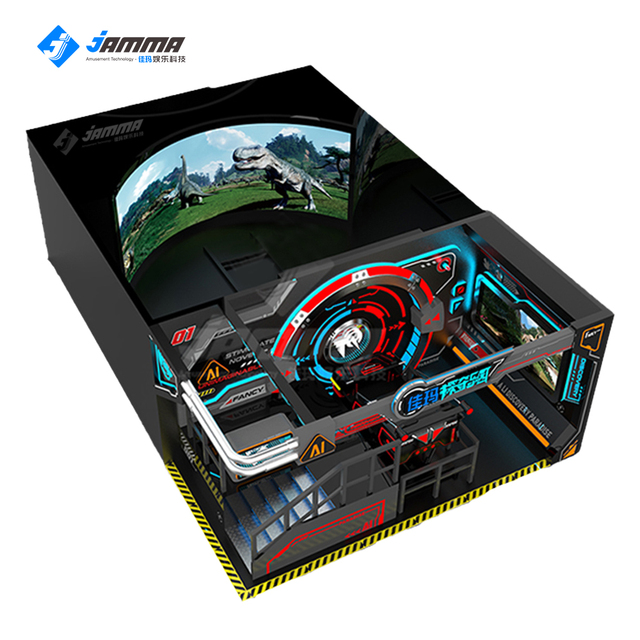 Orbital Cinema 3D Naked Eye Cinema Dinosaur Theme Customized Film Dynamic Motion Chair for Entertainment