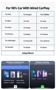 4GB + 64GB Android 12 Carplay Smart Ai Box Multimedia Wireless Auto per Netflix <span class=keywords><strong>YouTube</strong></span> TikTok - Product Image 3