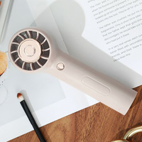 À la mode Mini Portable USB Rechargeable Table Ventilateur De Bureau Mini 1200 mAh Ventilateurs À Main Réglables pour Voiture Usage Domestique Sport Ventilateur De Poche