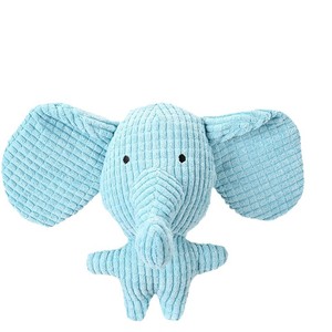 Juguete para masticar para perros Blue Elephant, juguete de peluche de 24 cm con sonido para cachorros, para interiores - Product Image 2