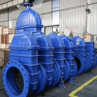 Vanne à opercule manuelle en fonte ductile avec joint EPDM, ANSI API DIN BS Pn16 Dn400, pour eau et huile