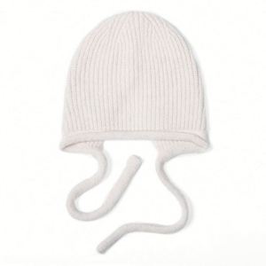 Bonnet tricoté pour filles, bonnets à oreilles couvrantes pour garçons, bonnets de ski d'hiver unis, bonnets pour enfants avec pompon, cadeaux promotionnels - Product Image 2