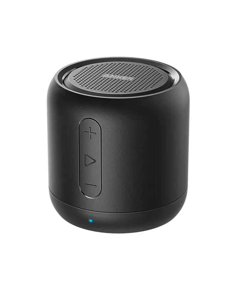 Anker Soundcore 미니 슈퍼 휴대용 스피커 15 시간 재생 시간 범위 향상된 저음 소음 차단 마이크