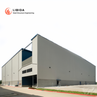 Bâtiment préfabriqué durable pour la logistique, grand entrepôt de distribution préfabriqué