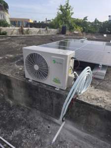 เครื่องปรับอากาศไฮดรอลิกพลังงานแสงอาทิตย์แบบประหยัดพลังงาน 12000 BTU ยี่ห้อฮุนได ระบบออฟกริด ใช้สารทำความเย็น R32 ความถี่ 50Hz - Product Image 6