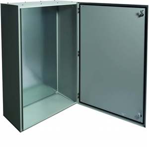 FL731L Personnalisable avec coffret Hagers en acier et porte simple H1250 W800 D400 - Product Image 1