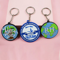 Porte-clés en caoutchouc PVC souple 2D3D personnalisé pour la fabrication de logo de voiture mignon Anime Porte-clés en silicone personnalisé