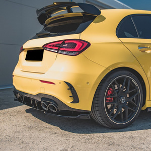 Mercedes-Benz Classe A W177 - Coin de pare-chocs arrière en ABS noir piano - Modification extérieure compatible A35 A45 AMG - Product Image 2