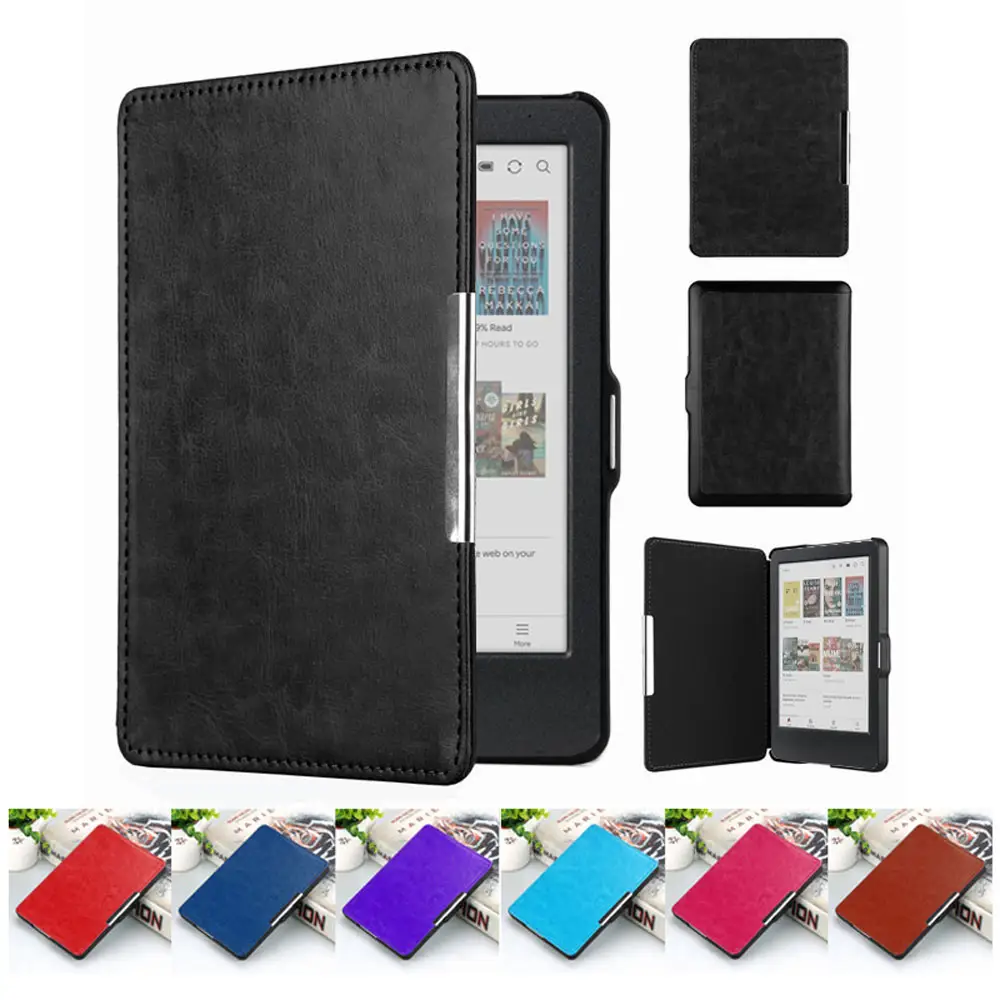 Rugged Leather Case For Kobo Clara Colour Bw 2E Nia Hd 6 Inch E Reader Ebook Color Ereader Kids Tablet Cover Pbk164 Laudtec