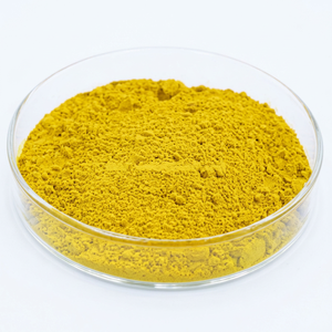 Extrait de racine de Baicalin Daivik Global en poudre, extrait par solvant, granules fines naturelles jaune-brun, emballé sous vide, certifié HPLC - Product Image 1