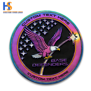 Moneta Commemorativa Iridescente <span class=keywords><strong>Aquila</strong></span> Personalizzata in Metallo Smaltato, Souvenir Aziendale Premium da Collezione per Eventi - Product Image 1