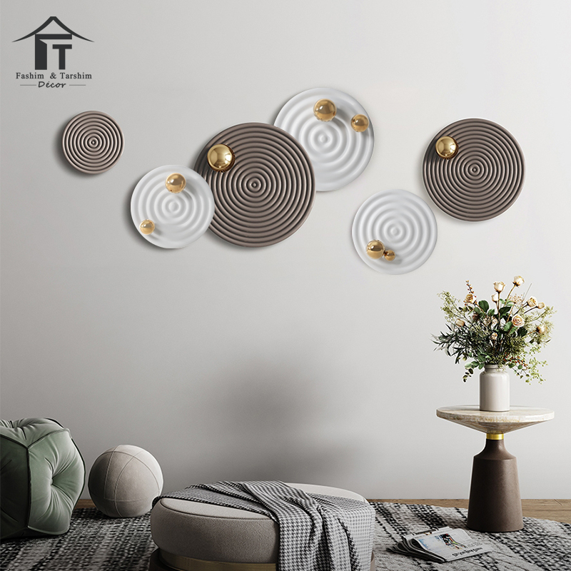 Luxury Modern Art Decorative Interior Home Decor Accessories Pieces Wall Hanging Sculpture Living Room Decor for the Wall · image 2