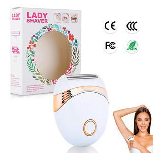 Mini Portable Electric Tweezer Hair Remover Stainless Steel Shaver Foil Trimmer Battery Ladies Body Epilator for Underarm Bikini