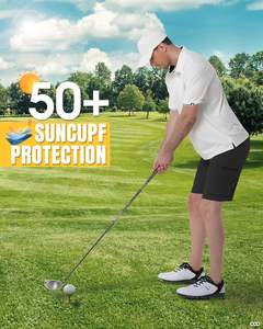 Shorts cargo de golf décontractés vintage pour hommes, poches à cordon, séchage rapide, extensible, polyester et élasthanne, pour la randonnée - Product Image 5