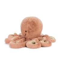 Peluche personnalisée OEM Poupée Poulpe rose Jouets Mignon Océan Conception PP Coton Remplissage 20cm