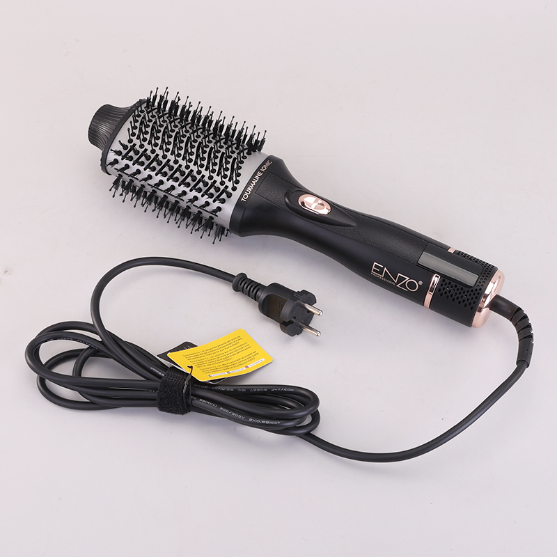 ENZO EN-4135 3 in 1 Volumizer Brush - Ceramic Hair Straightener