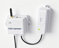 Sensor Industri Pertanian CIPPUS COL200 IP68, Pemancar Kualitas Udara CO2, Suhu, dan Kelembapan, DC24V, Alarm Suara dan Cahaya
