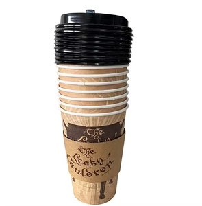 Custom Logo Printed Coffee Sleeve <strong>Personalized</strong> <strong>Paper</strong> <strong>Cups</strong> - Product Image 3