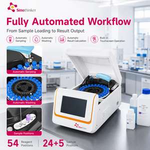 Analizador Químico Automático con Pantalla Táctil Clínica, 120 Pruebas, SK6100, Máquina de Análisis de Sangre <span class=keywords><strong>Veterinaria</strong></span> de Fábrica - Product Image 2