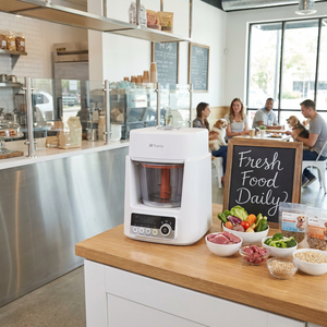 Machine de préparation d'aliments pour animaux de compagnie intelligente la plus tendance, automatique, électrique, pour des aliments frais et sains faits <span class=keywords><strong>maison</strong></span>, disponible à la vente mondiale - Product Image 2